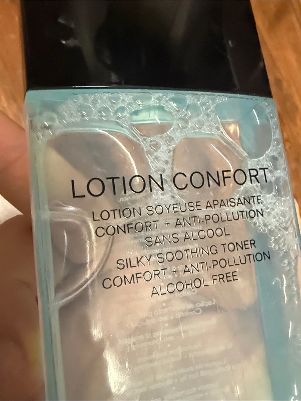 CHANEL Lotion Confort Silky Soothing Toner - Light Blue & Black